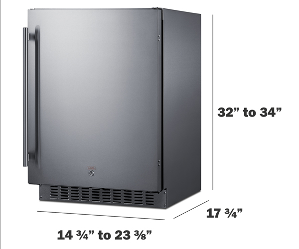 Get the perfect shallow beverage fridge for your home bar! (Explore various styles and sizes now)