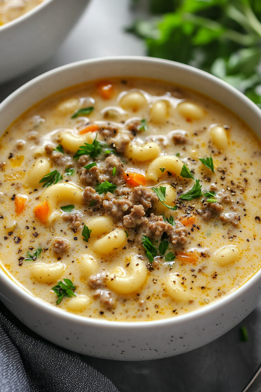 Making perfect one pot macaroni cheeseburger soup is simple (Our favorite recipe for a hearty, flavorful meal)
