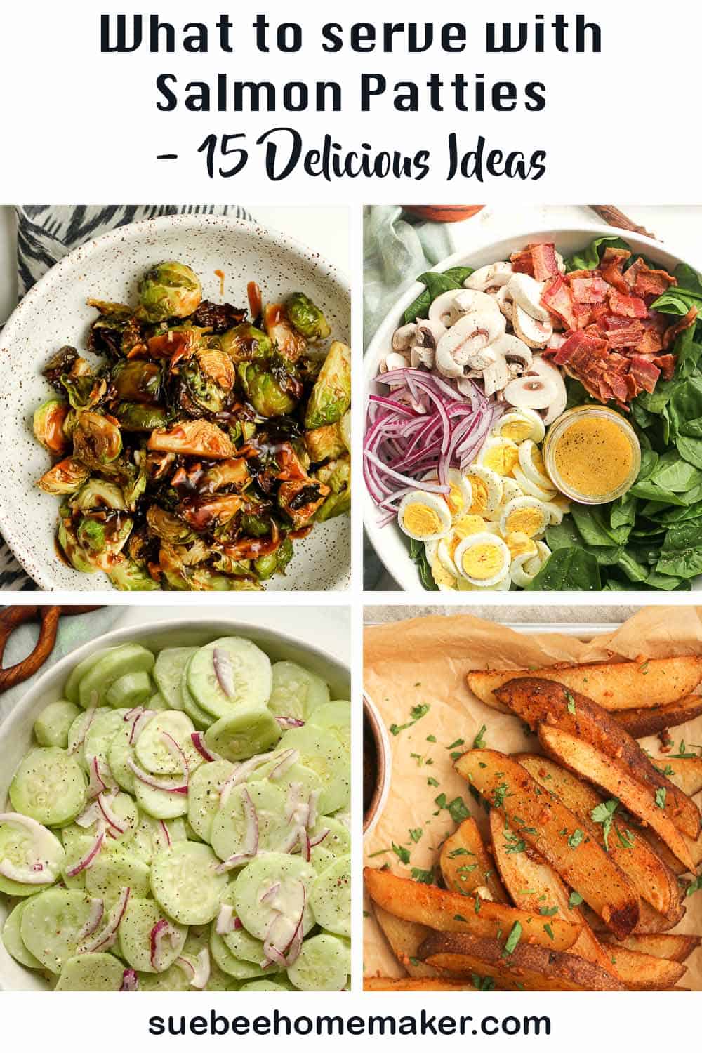 What goes with salmon burgers? These salmon burger side dishes are easy and super tasty!